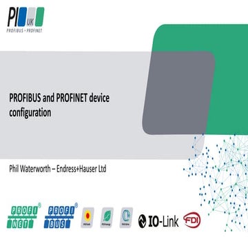 8. profibus and profinet device configuration phil waterworth | PDF
