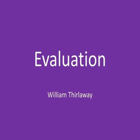 8. evaluation