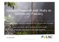 thumbnail of  Updated research and study on Community Forestry