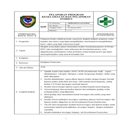 8.1.8 ep 3 sop pelaporan indsiden