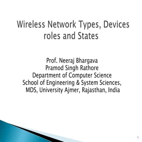 8.wireless network types, devices roles and states