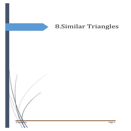 8.similar triangles