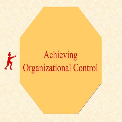 8. Business achieving & organizational control 
