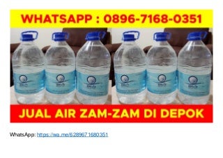 HP 0896-7168-0351 Agen Air Zamzam Bekasi Bantargebang Kota Bekasi di Depok