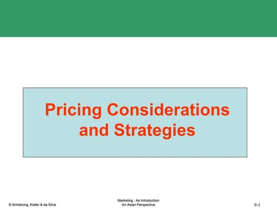 Pricing Strategy ppt | PPTX