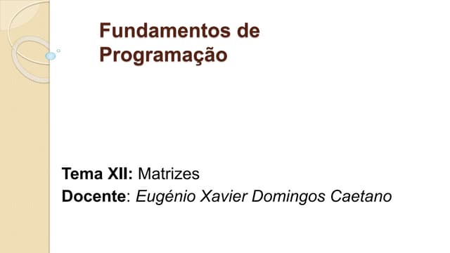 8. matrizes