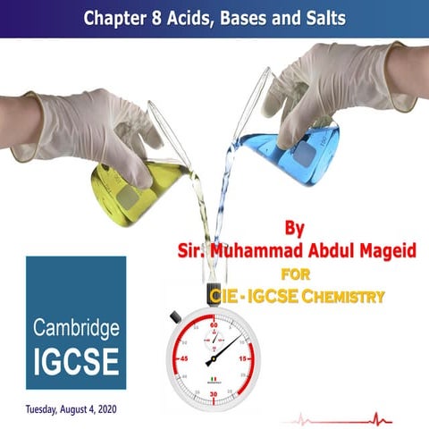 8.3 preparation of salts