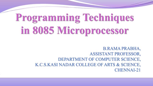programming techniques