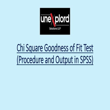 chi square goodness of fit test (equal ratio) (procedure and output)
