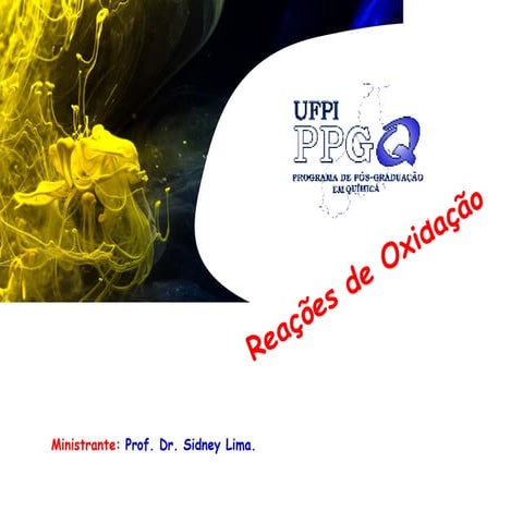 8. R. Oxidação  - Prof Sidney - UFPI