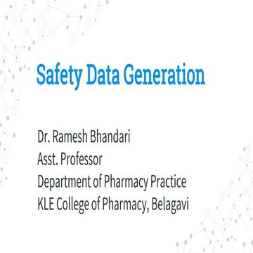 Safety Data Generation