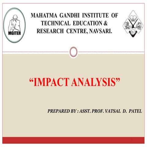 8. IMPACT ANALYSIS (PHE) GTU 3170623