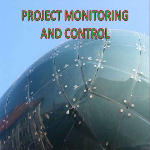 8. monitoring &amp; control