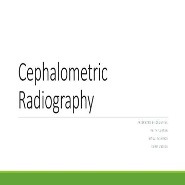 8. Cephalometric Radiography.pptx