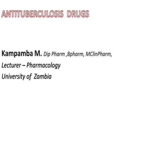 8. ANTITUBERCULOSIS  DRUGS.ppt pharmacy students