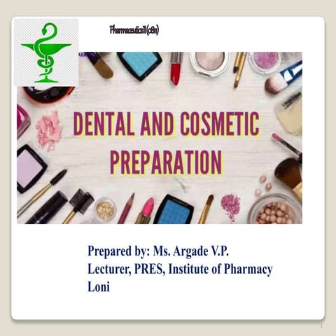 8. D & C.pptx- Pharmaceutics II -ER 19911