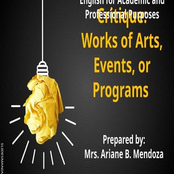 REVIEW, REACTION AND CRITIQUE PAPER  EAPP