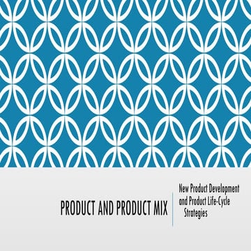 8. NPD and PLC.ppt understanding product life cycle and product development