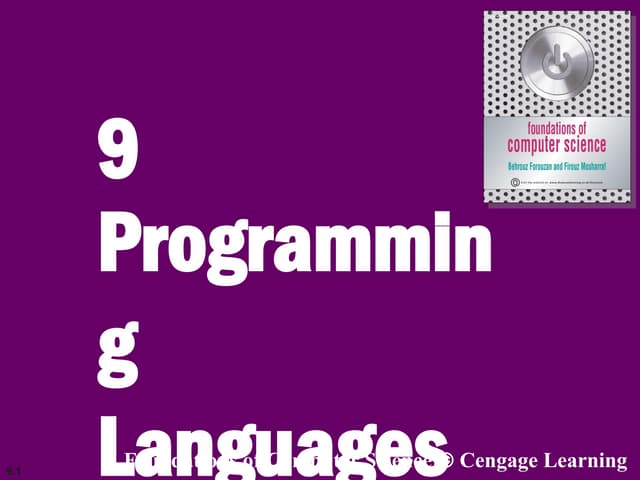 PROGRAMMING, the presentation is about,,