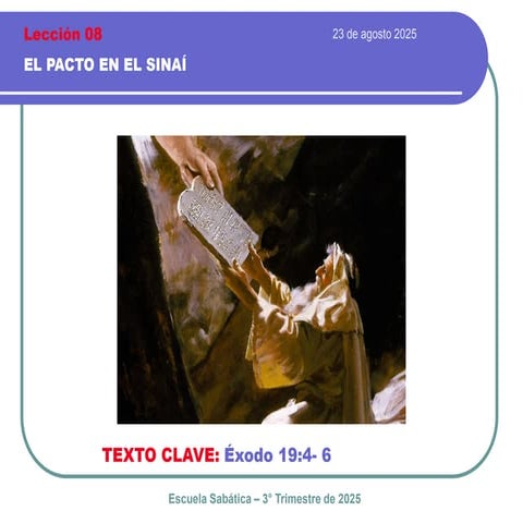 Escuela Sabática Lec. 8. Pacto en el Sinaí.pdf