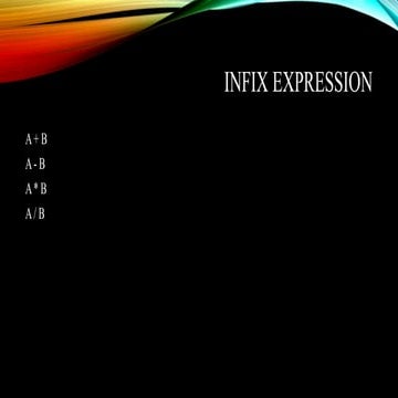 infic to postfic expression of the eduvctions | PPTX