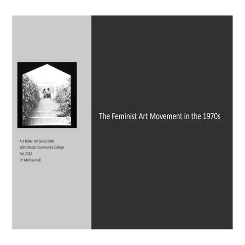 Feminist Art Movement 