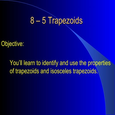 8 5 trapezoids lesson