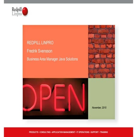 Alfresco Day Stockholm 2015 - Redpill Linpro presents case studies of Trap Da...