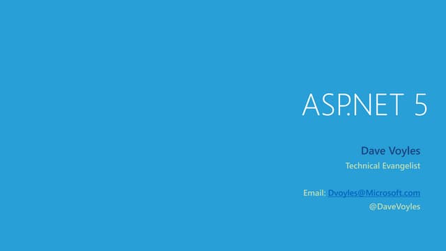 ASP.NET 5