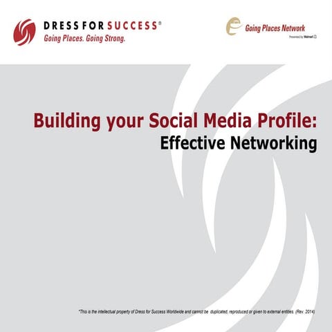 Building your Social Media Profile: Effective Networking