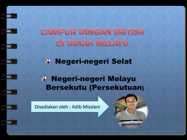 Campur tangan inggeris di tanah melayu