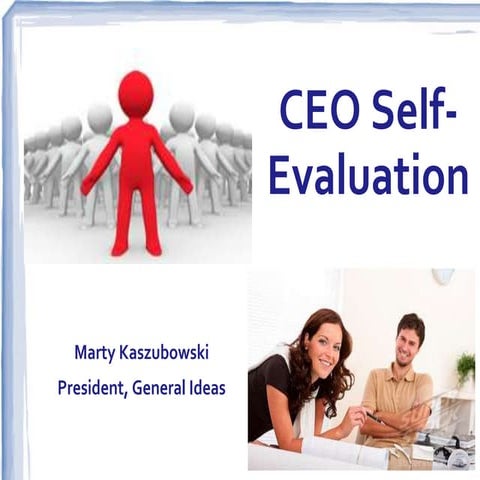 CEO self evaluation | PPTX