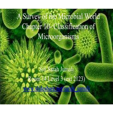 8 chapter 10 a survey of the microbial world