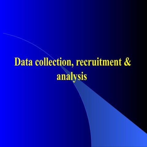 8-               Data collection and analysis.ppt