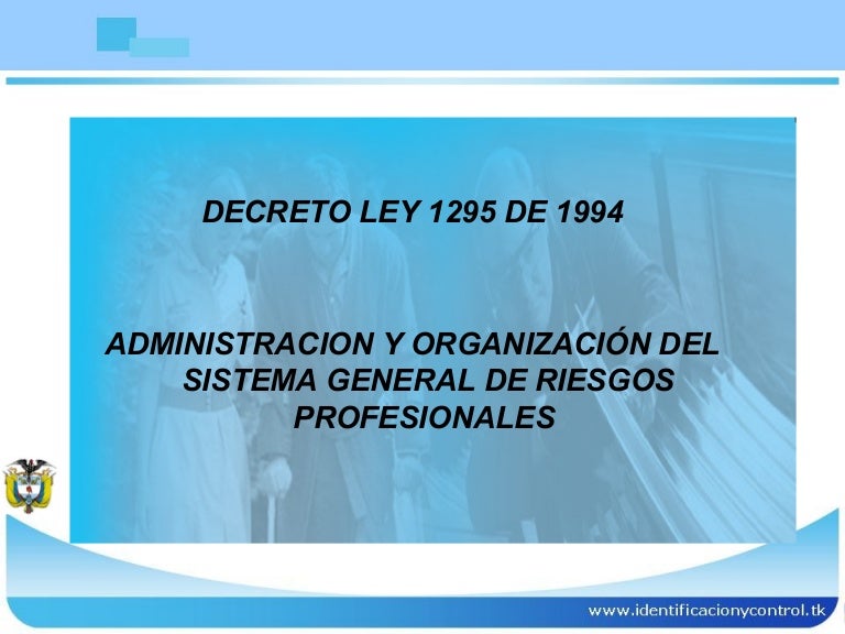 decreto ley 1295 de 1994 en diabetes diapositivas