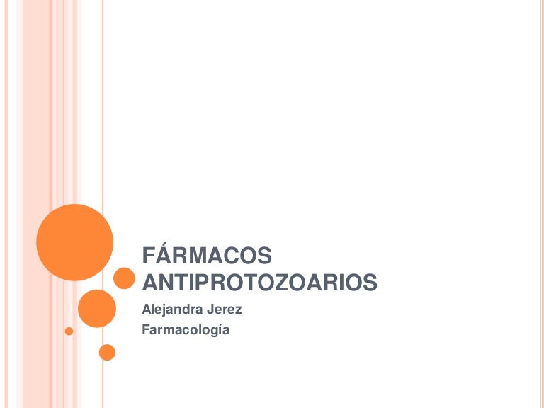 Farmacos Antiprotozoarios