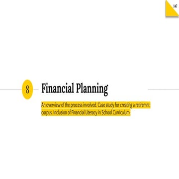 Retirement Planning | PPTX