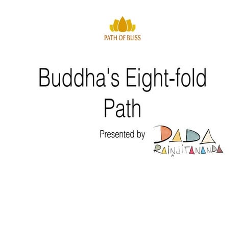Buddha's Eight Fold Path