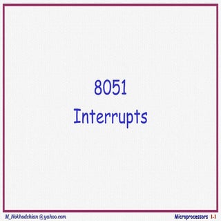 8 interrupt 8051