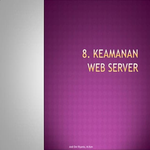 8 keamanan-web-server