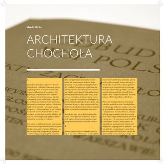8. marcin wicha   architektura choc...