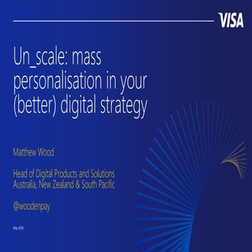 Matt Wood, VISA 