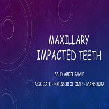 8-Maxillary impaction.pdfcjsncjnkxcmkmkmxkc