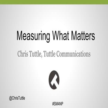Measuring What Matters