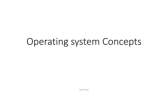 8 operating system concept
