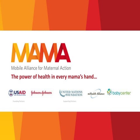 MAMA: Mobile Alliance for Maternal Action | PDF