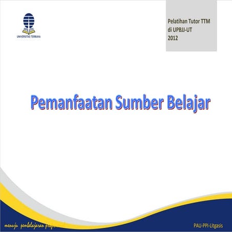 8 Pemanfaatan Sumber Belajar