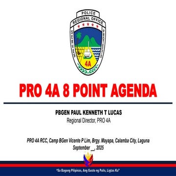 action plan preparation for basic planning course of police regional ...