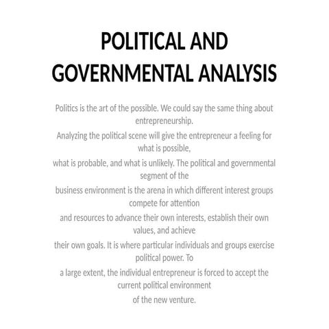 POLITICAL AND GOVERNMENTAL ANALYSIS.pptx