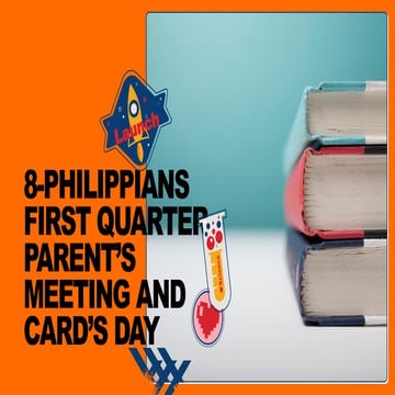 8-PROVERBS FIRST QUARTER PARENT’S MEETING AND CARD’S DAY.pptx